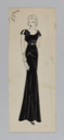 Image of Woman in a Black Evening Gown