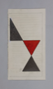 Image of Untitled (Red and Black Triangles)