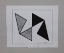 Image of Untitled (Grey and Black Triangles)