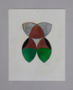 Image of Untitled (Green, Grey and Black Shapes)