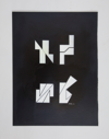 Image of Untitled (White Shapes on Black Background)