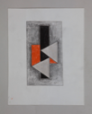 Image of Untitled (Grey, Silver, Orange and Black)