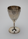 Image of Silver Chalice with Abstract Design