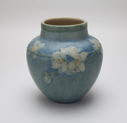 Image of Vase with Mock Orange Design