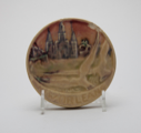 Image of Paperweight with View of St. Louis Cathedral, Jackson Statue and Gulls