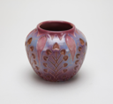 Image of Small Vase with Incised Floral Design