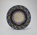 Image of Plate with Southern Coastal Violet Design