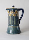 Image of Chocolate Pot with Mock Orange Design and Lid