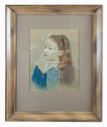 Image of Portrait of a Girl in Blue