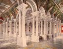 Image of Library of Congress Second Floor. Central Stair Hall