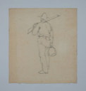 Image of Untitled (study of a man with a rifle)