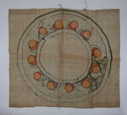 Image of Square Placemat with Acorn Motif